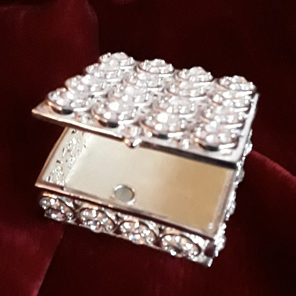 FIRM PRICE: Small Jeweled Trinket or Jewelry Box